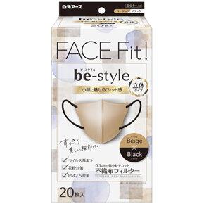 <p>ビースタイル　立体タイプ</p><p>ふつうサイズ</p><p>ベージュ×ブラック</p><p>２０枚入【企画品】</p>