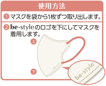 ビースタイル立体冷感使用方法