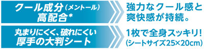 ICEKINGボディシート・特長