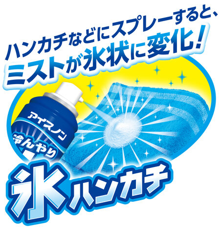 冷んやり氷スプレー・特長